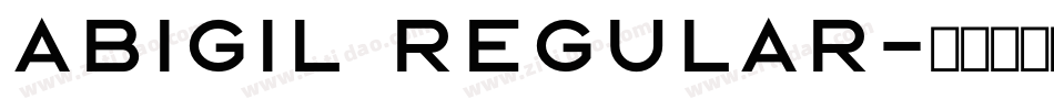 ABIGIL Regular字体转换